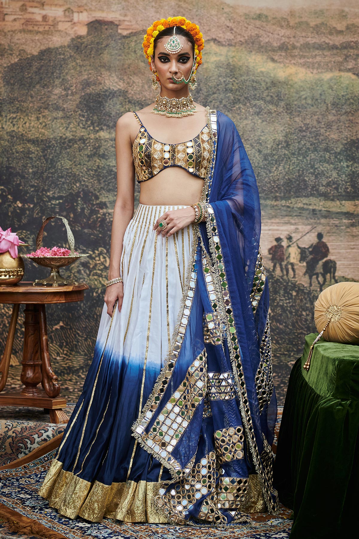 Neel Ruba Lehenga