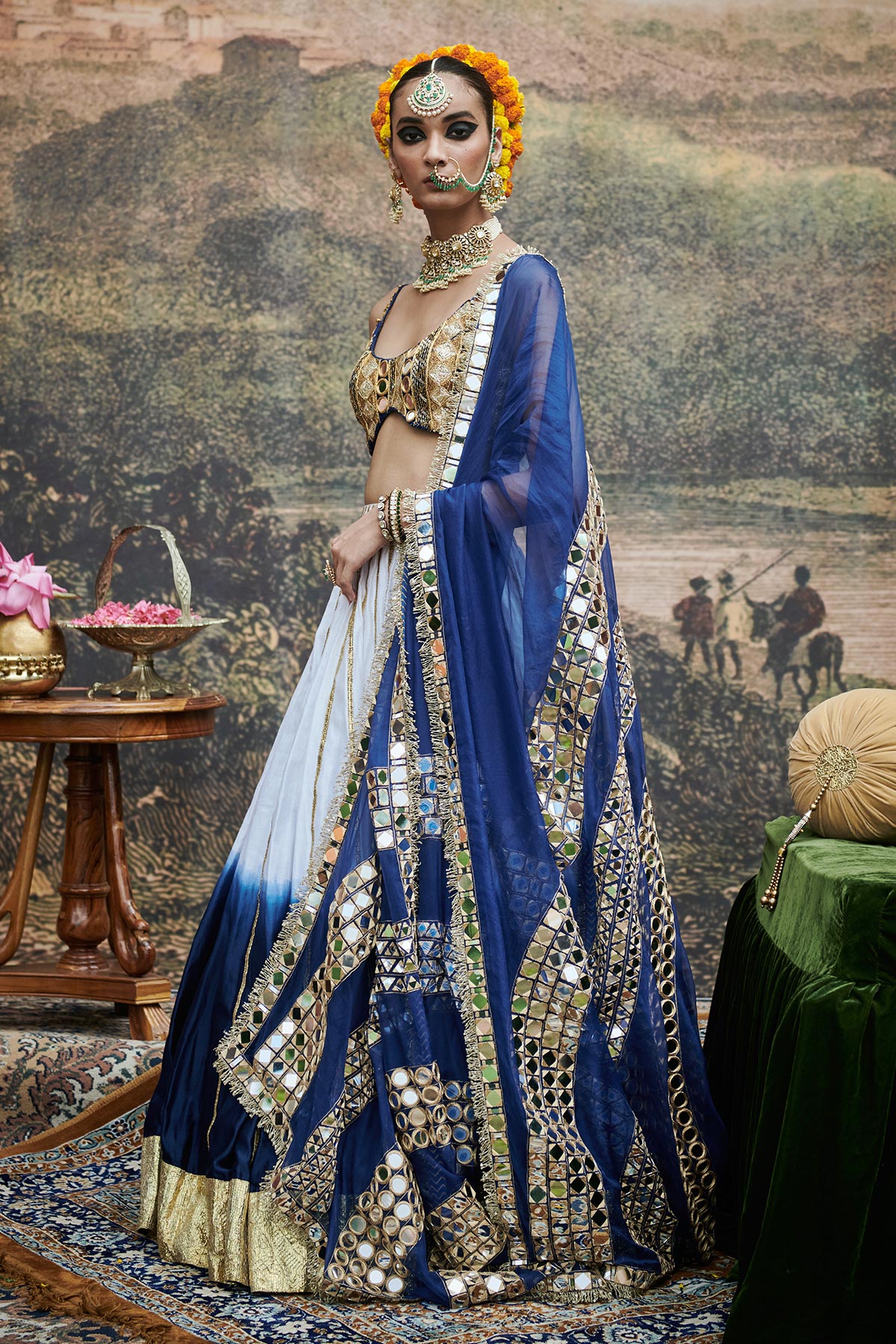 Neel Ruba Lehenga