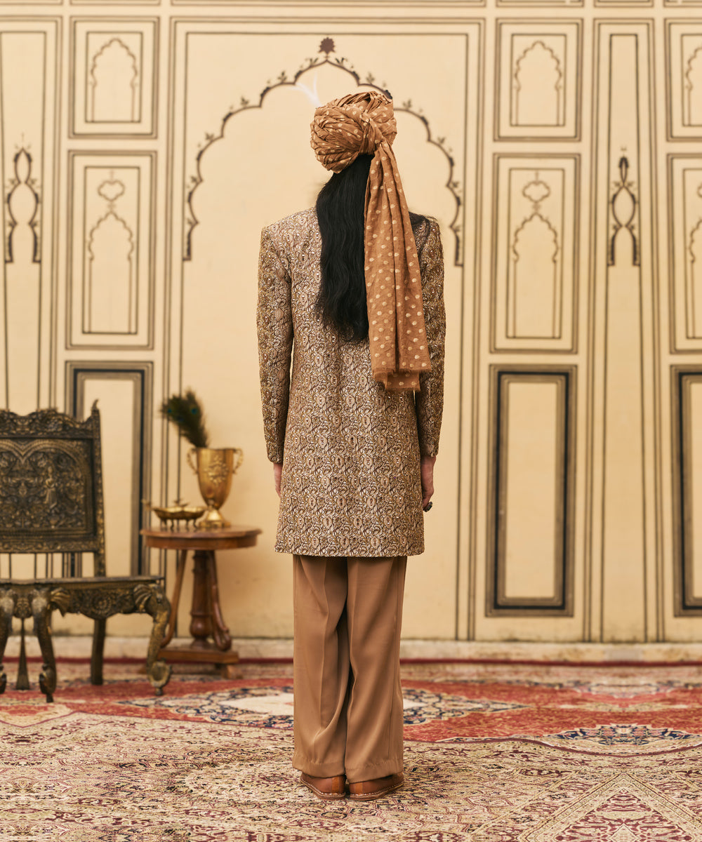 Shyam-Bhoora Banarasi Brocade Jacket Set