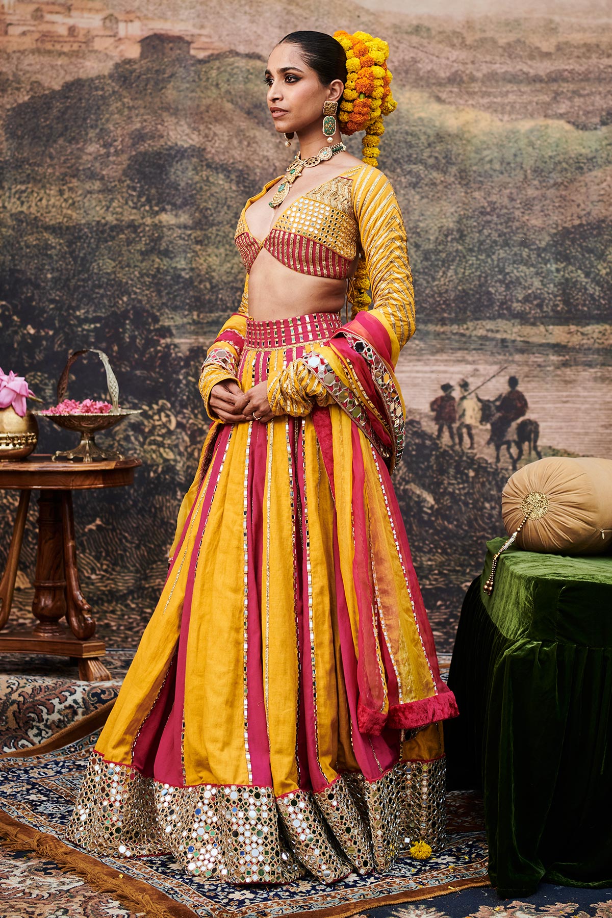 Padma Peet Lehenga