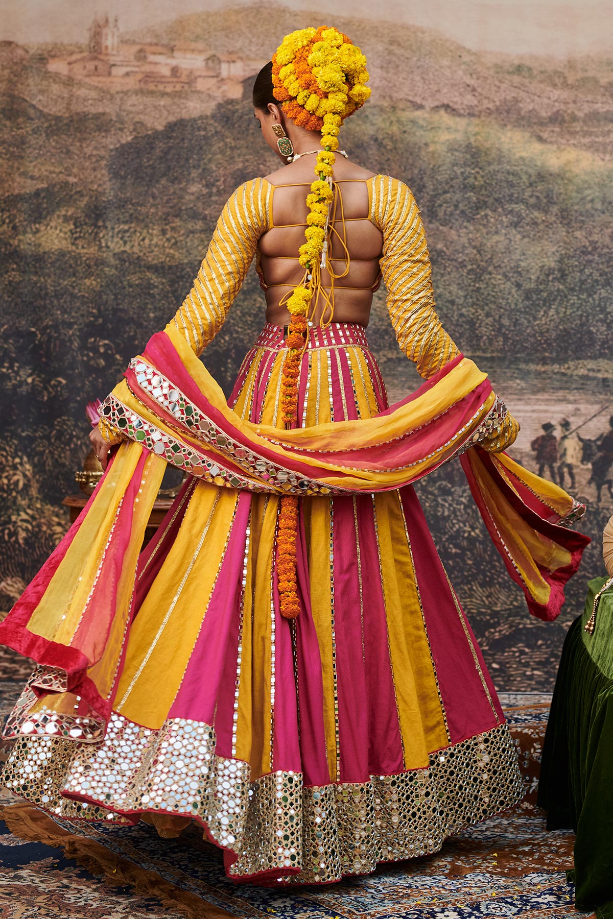 Padma Peet Lehenga