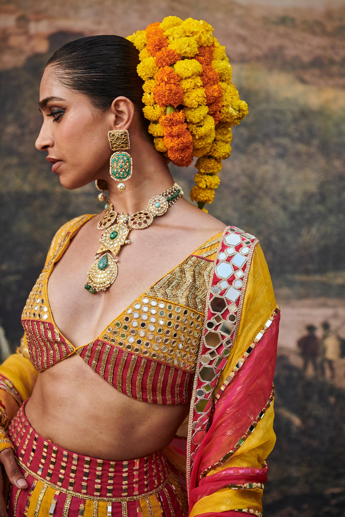 Padma Peet Lehenga