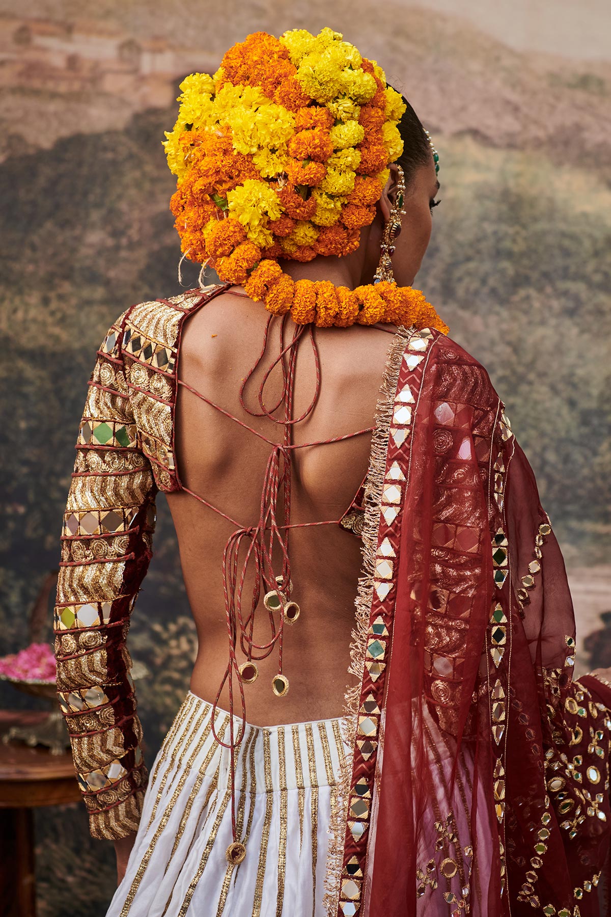 Surkh Lehenga