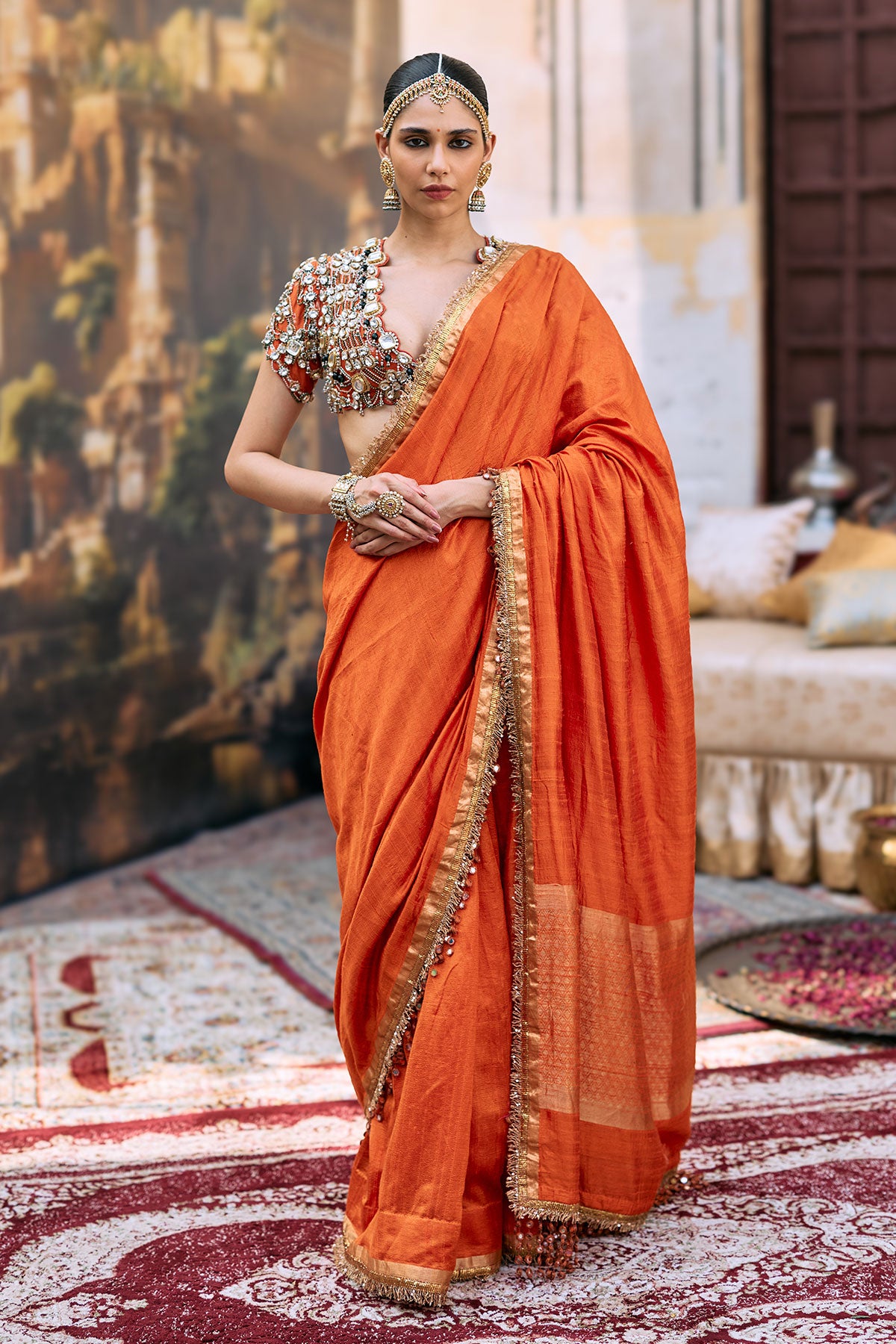 Vajramani Saree Set