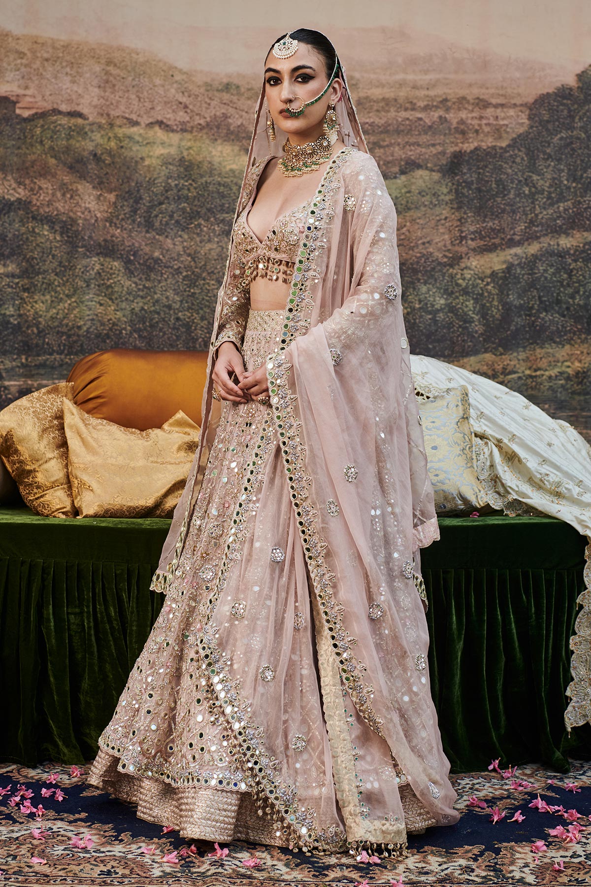 Rang de Gulaab Lehenga and Veil