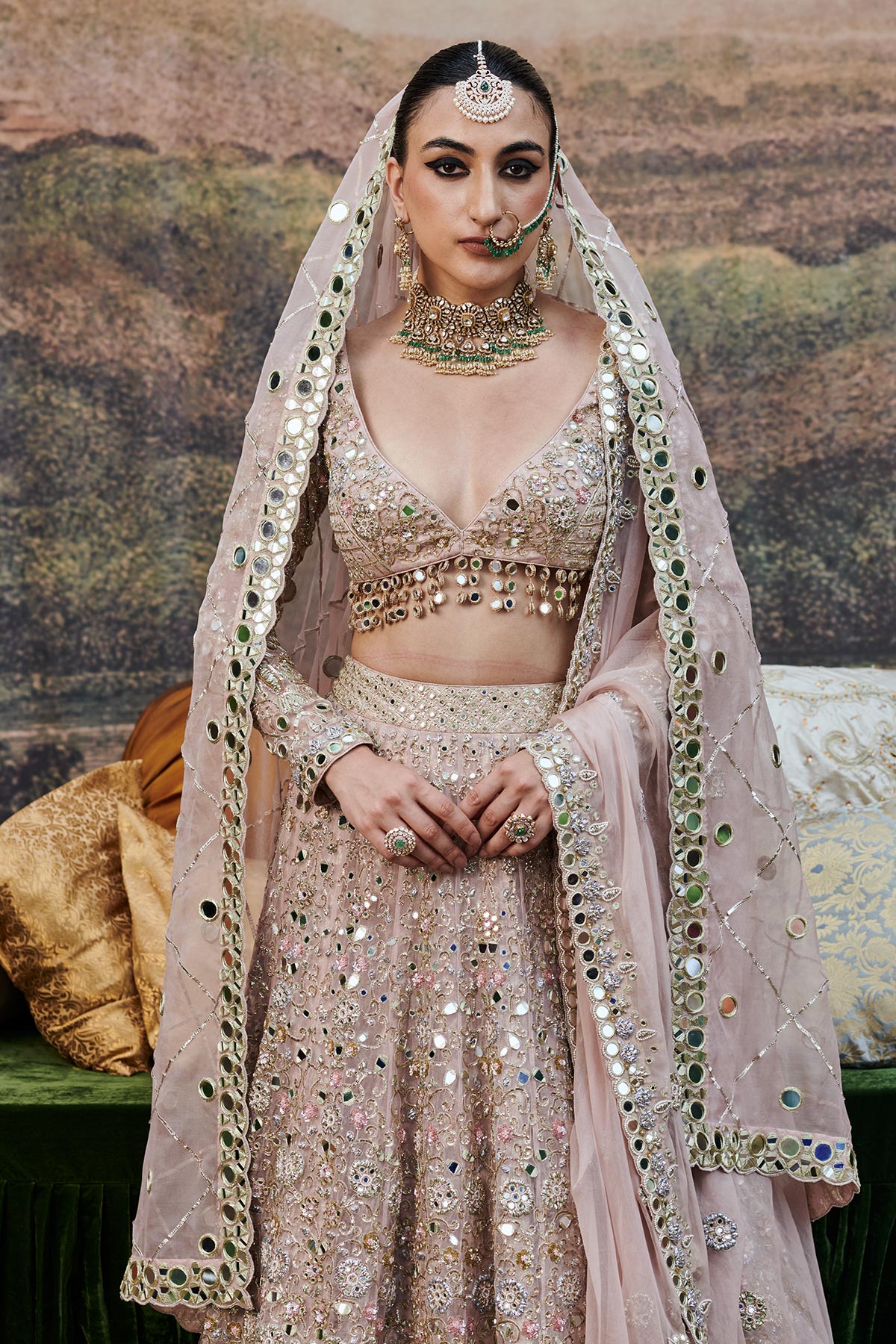 Rang de Gulaab Lehenga and Veil