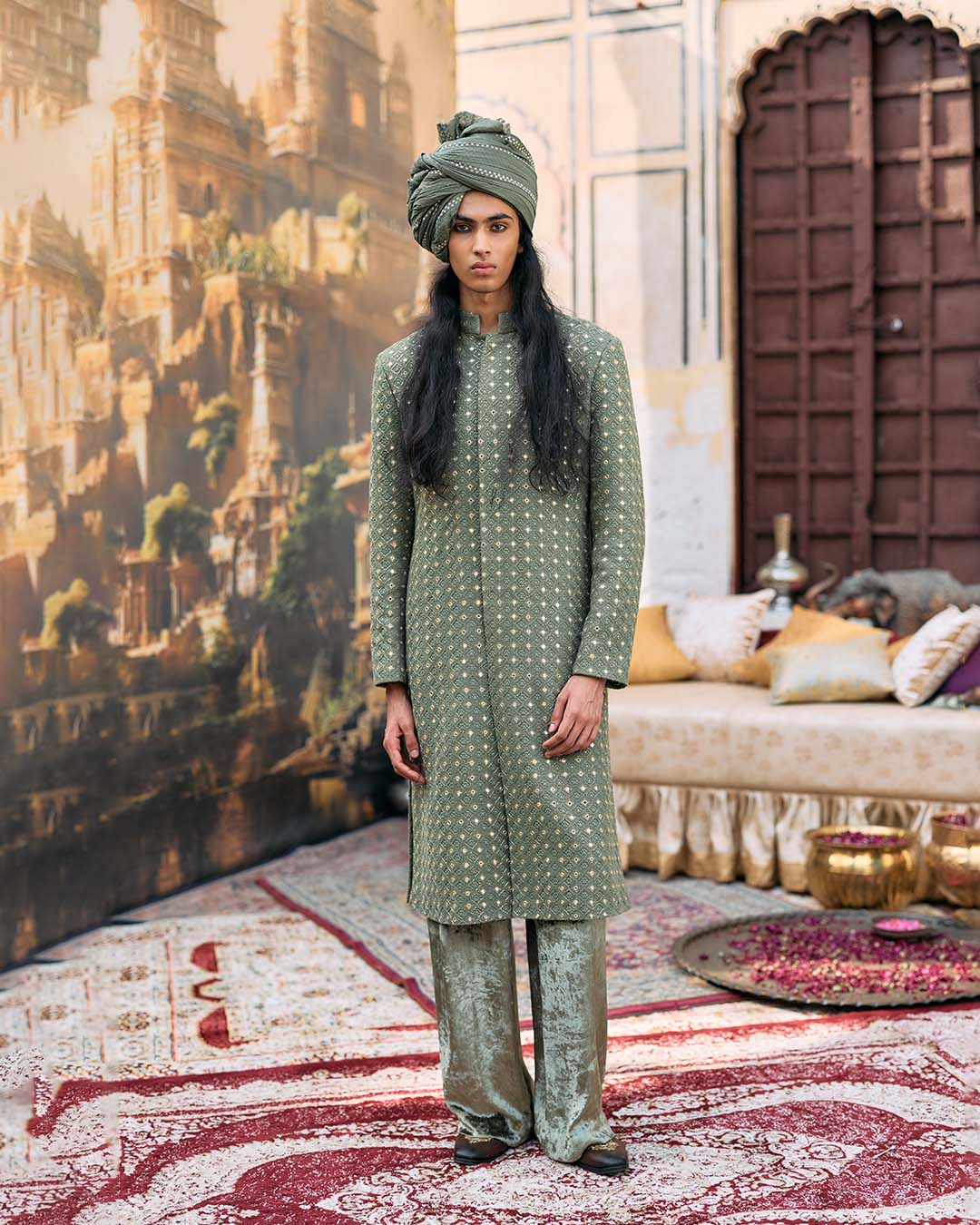 Kirit Sherwani Set