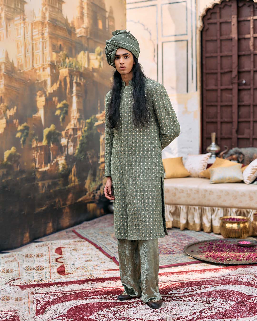Kirit Sherwani Set