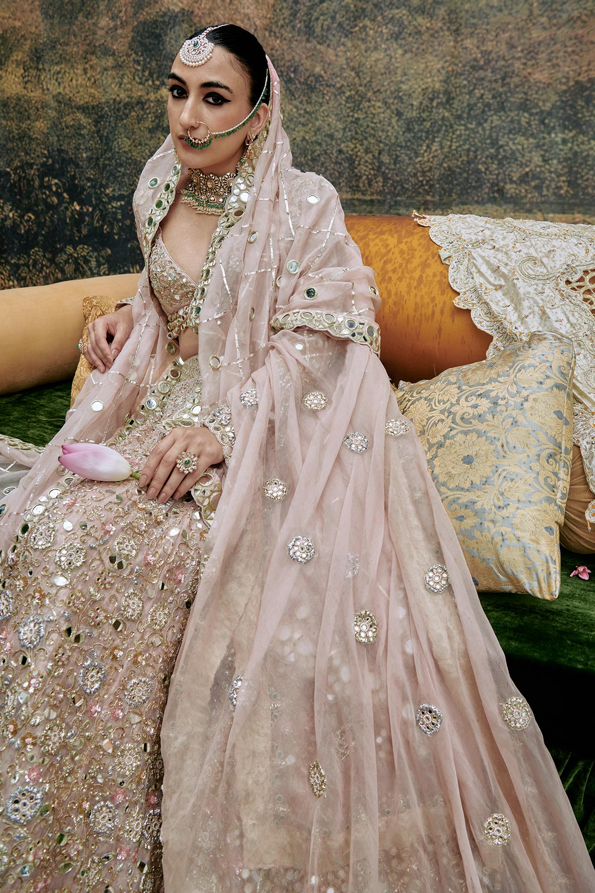 Rang de Gulaab Lehenga and Veil