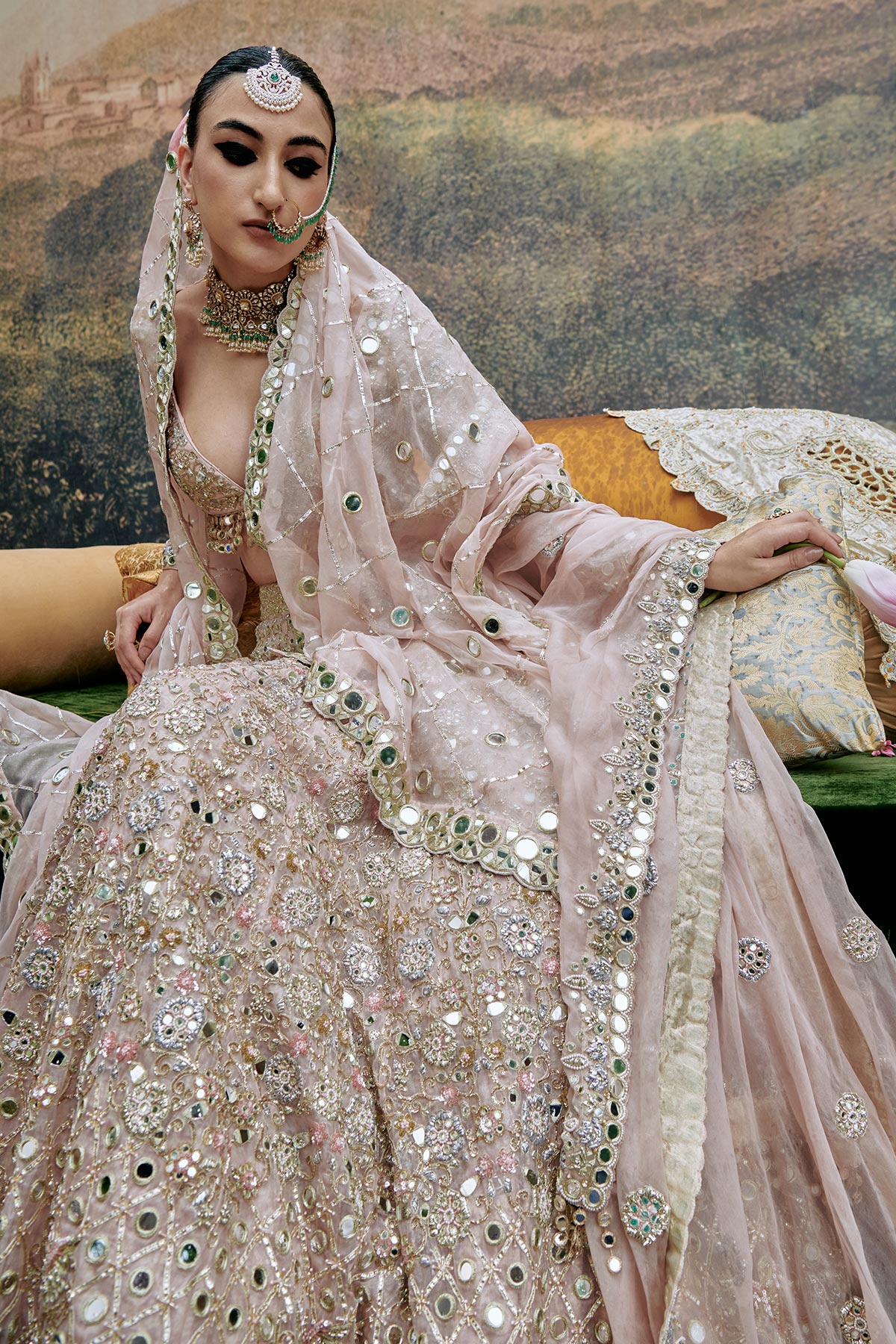 Rang de Gulaab Lehenga and Veil