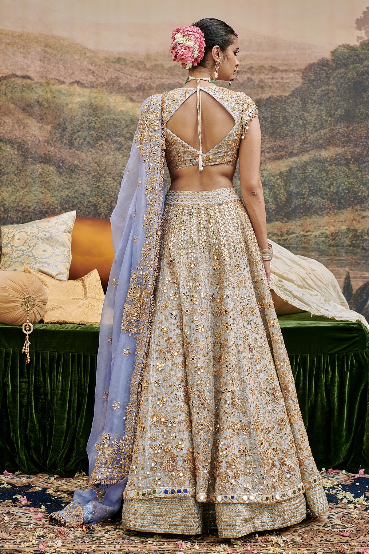 Khwab Sitara Lehenga  with Single Dupatta