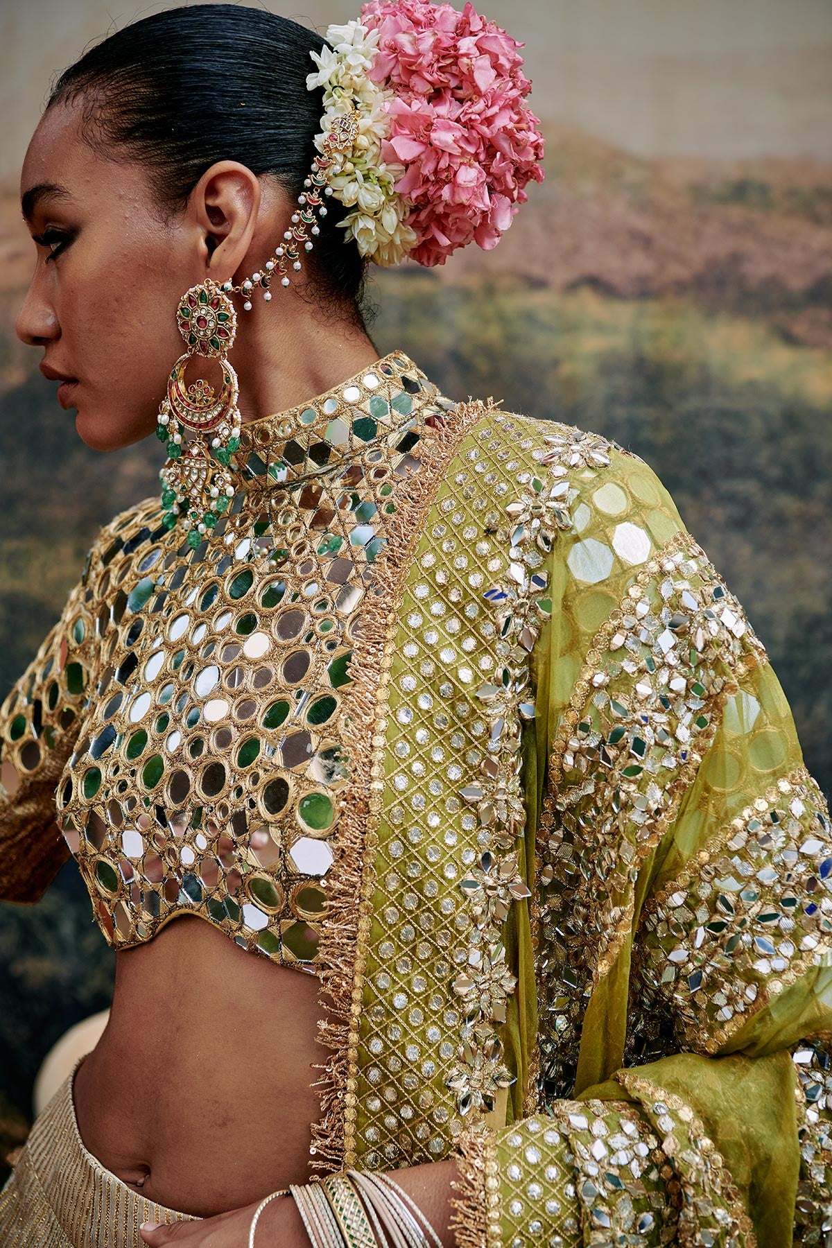 Sheesh Saanjh Lehenga