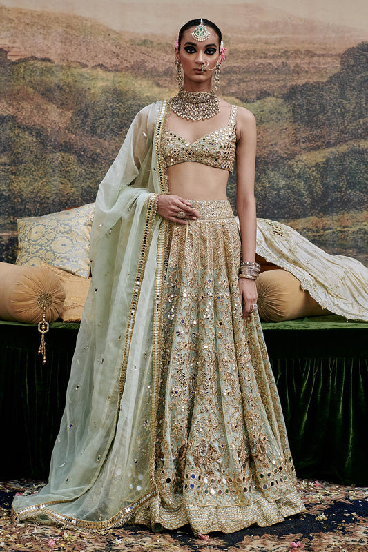 Noor Jahan Lehenga with Single Dupatta