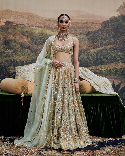 Noor Jahan Lehenga and Veil