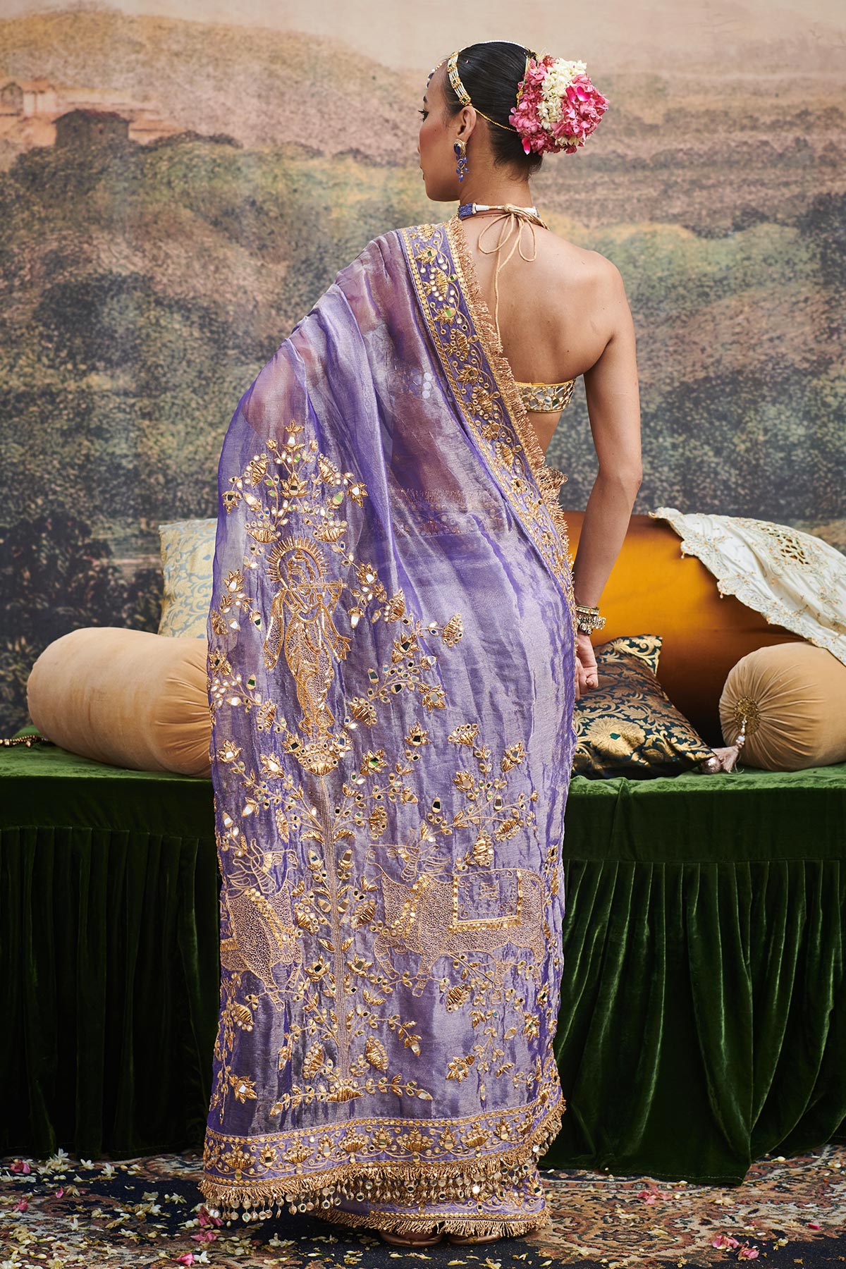 Krishna Leela Saree