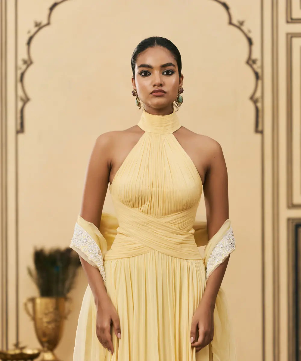 Makhani Georgette Gown Set