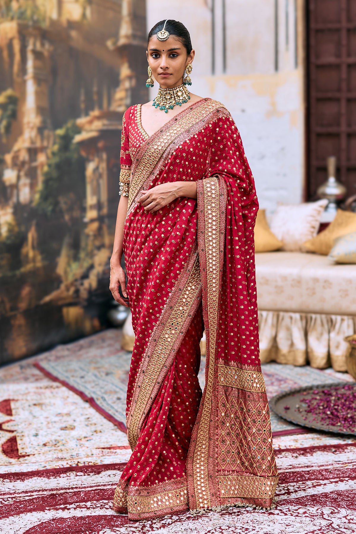 Kumkum Saree Set