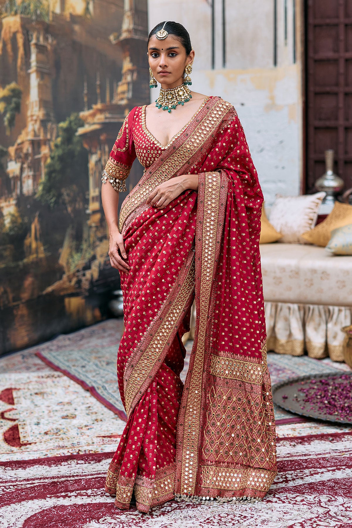 Kumkum Saree Set