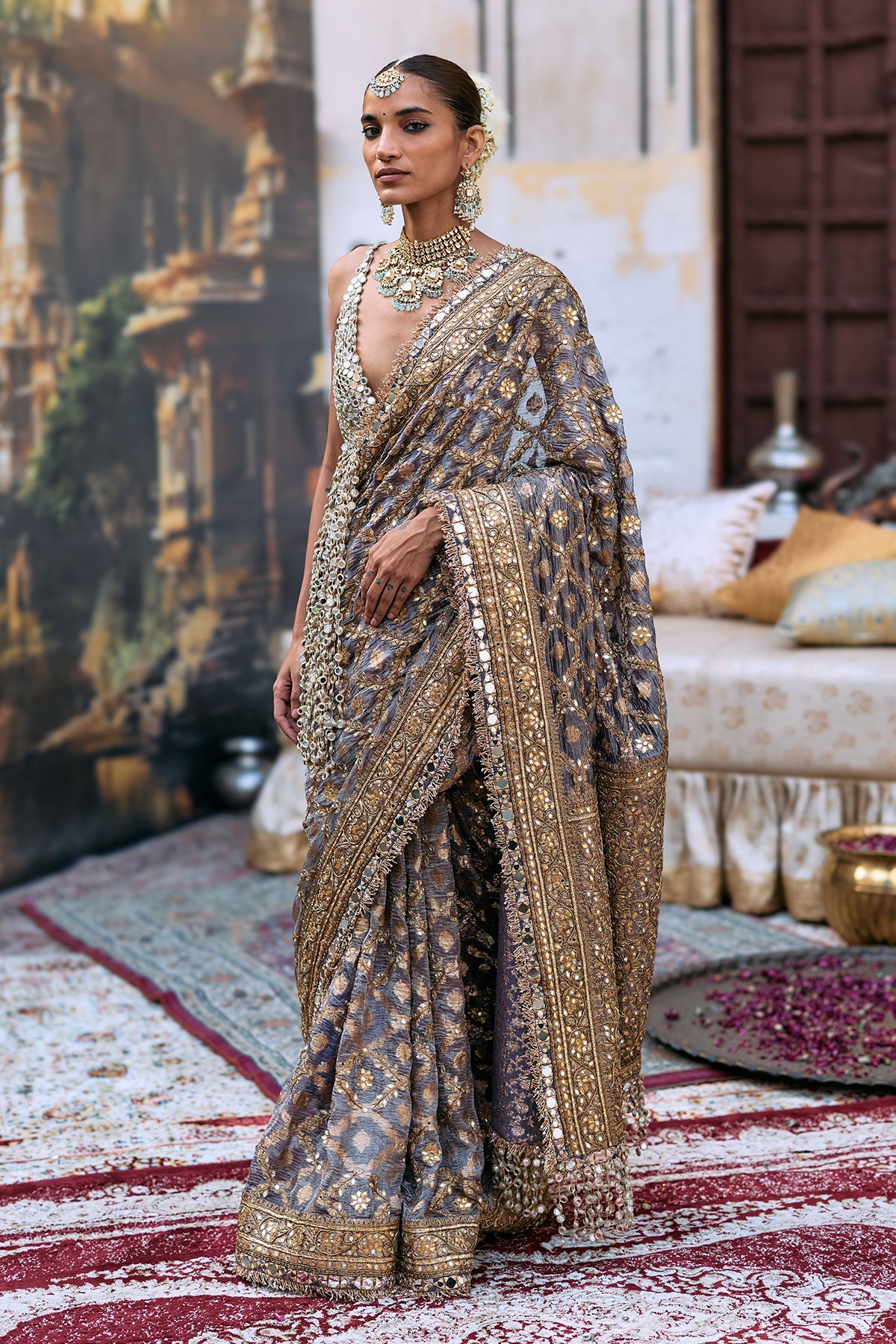 Patralekha Saree Set-B