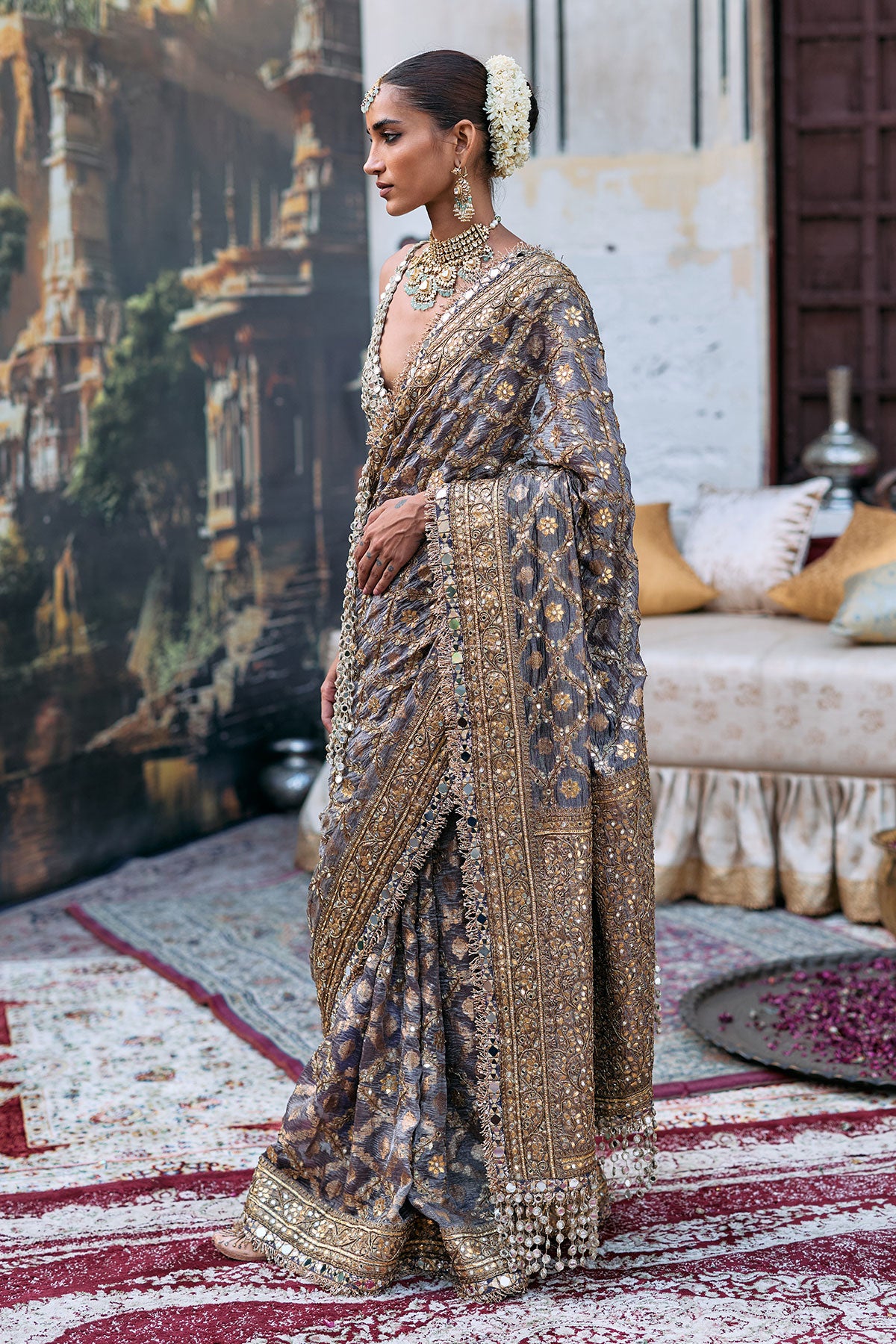 Patralekha Saree Set-B