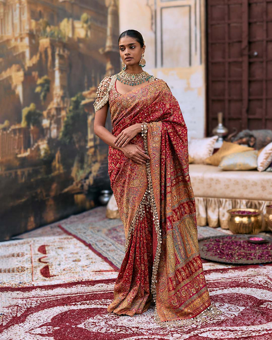 Agni Jamawaar Saree Set