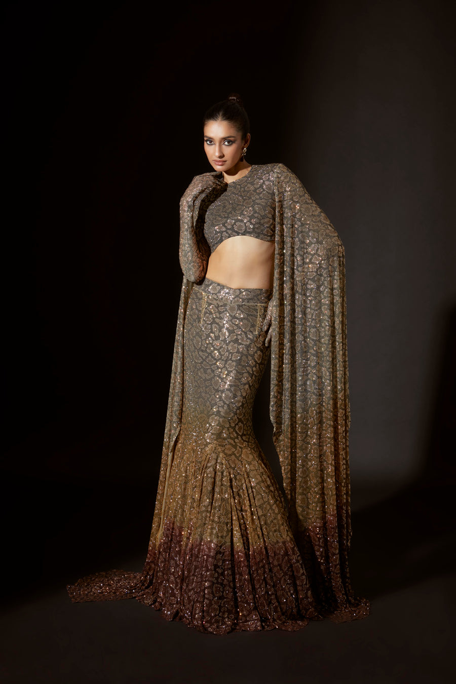Ombre Glam Lehenga Set