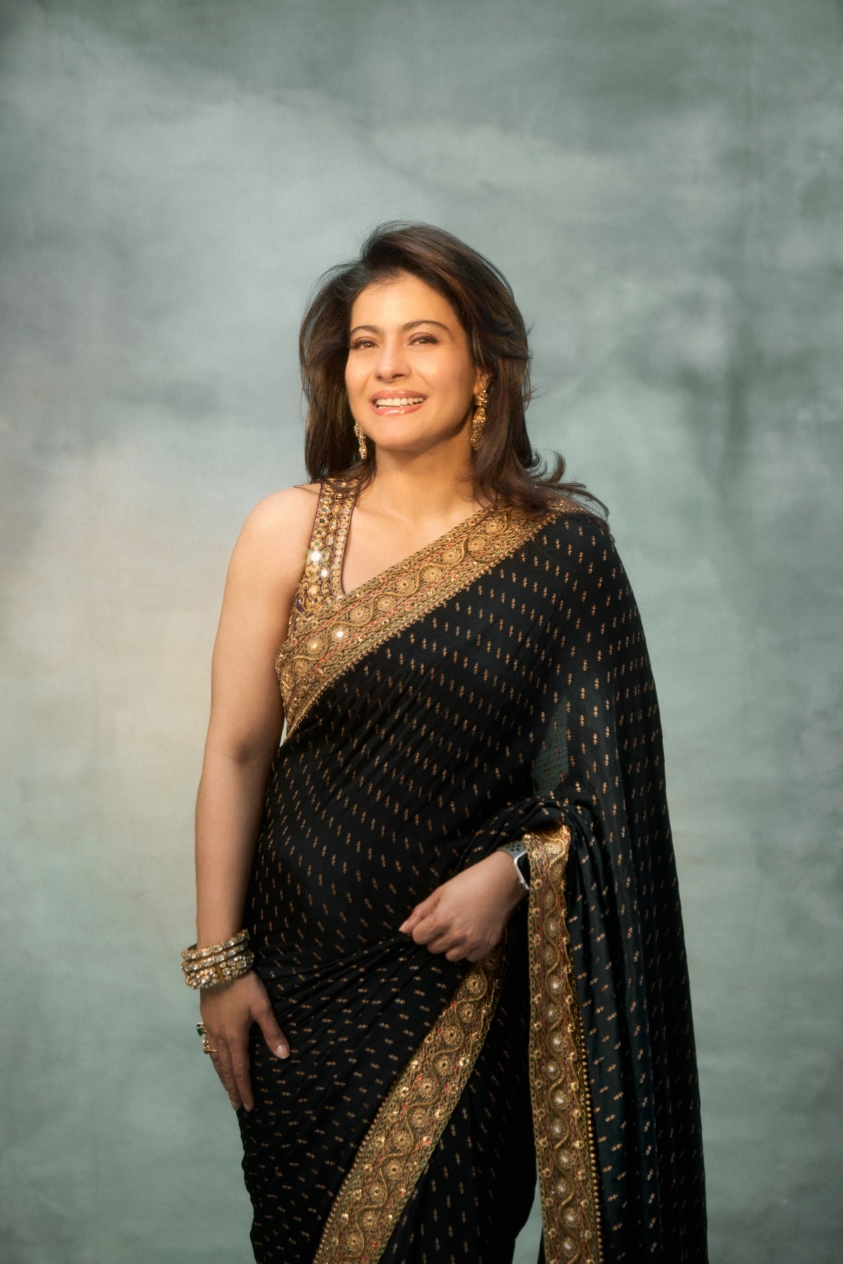 Kajol in Chandini Saree Set