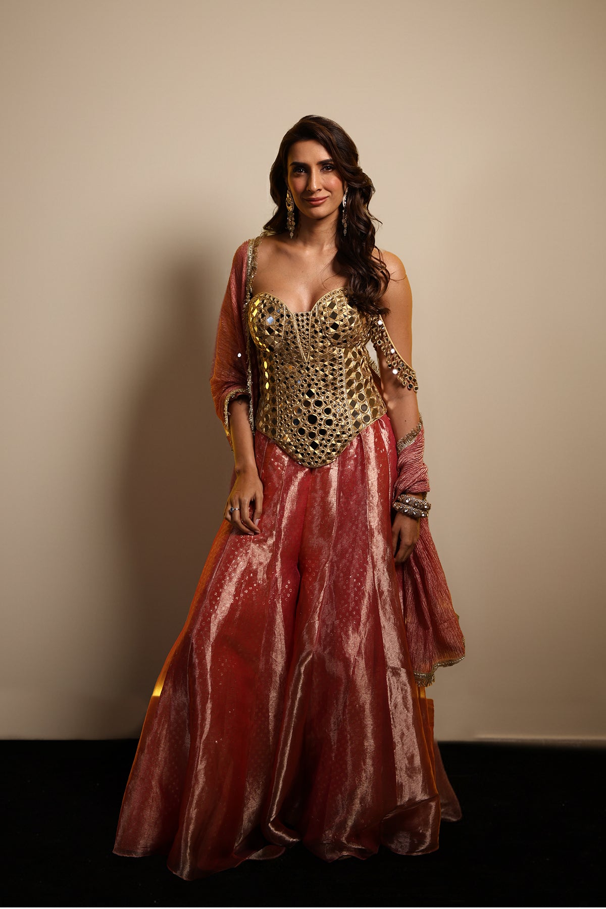 Pragya Kapoor in Twilight Gleam Sharara Set