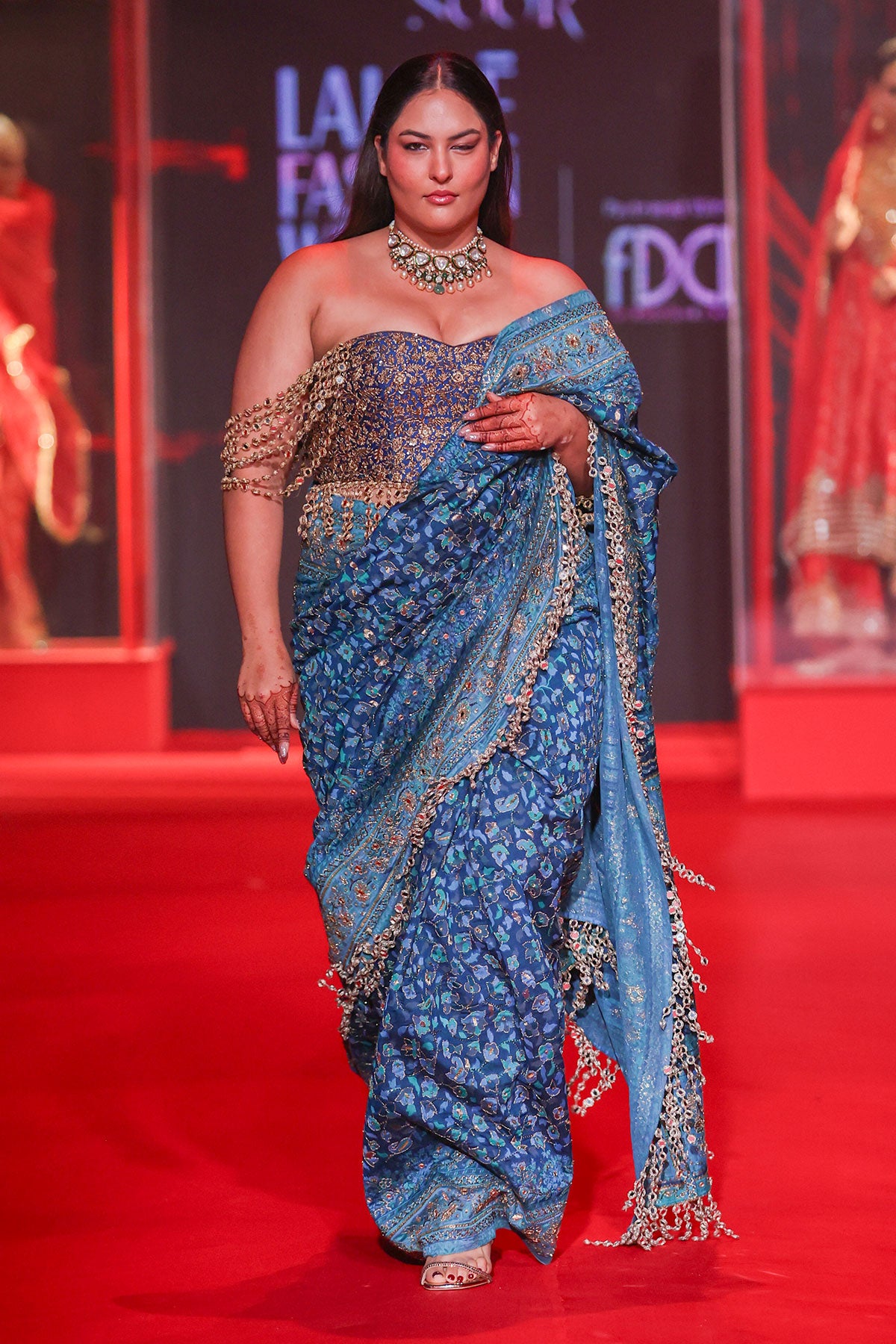 Neelambari Saree Set