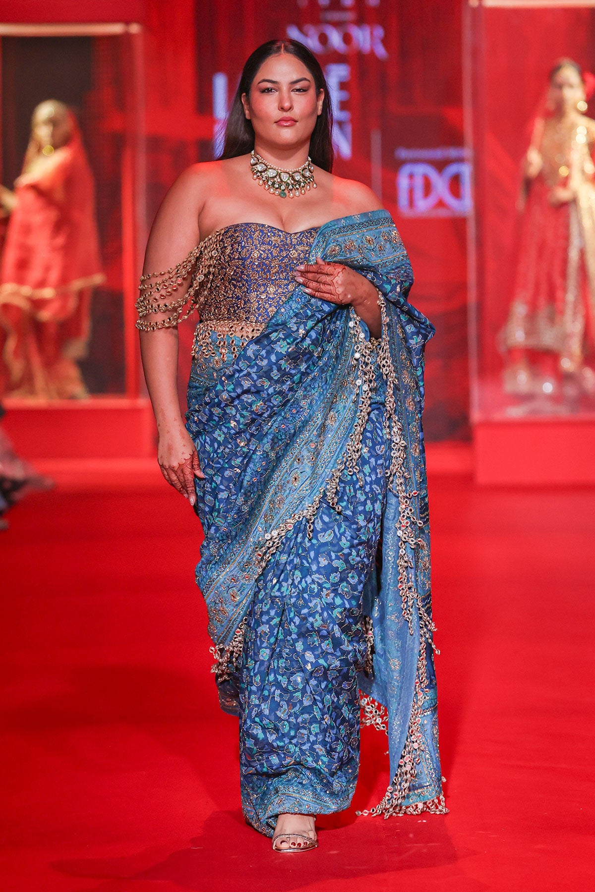 Neelambari Saree Set