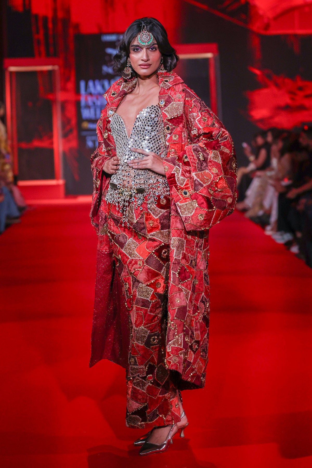 Vilasini Jacket and Skirt Set