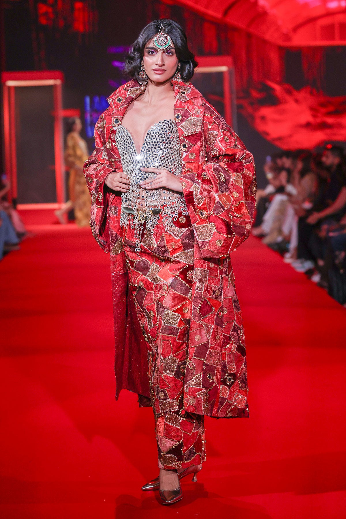 Vilasini Jacket and Skirt Set