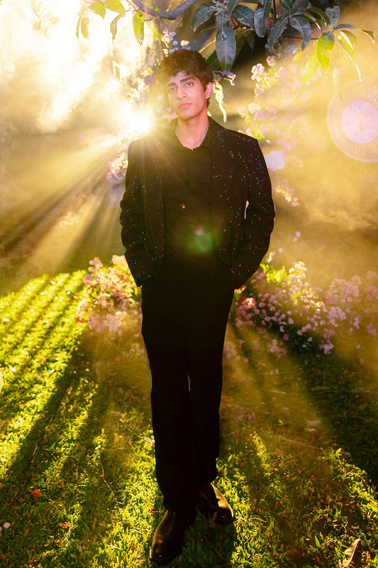 Obsidian Crest jacket set