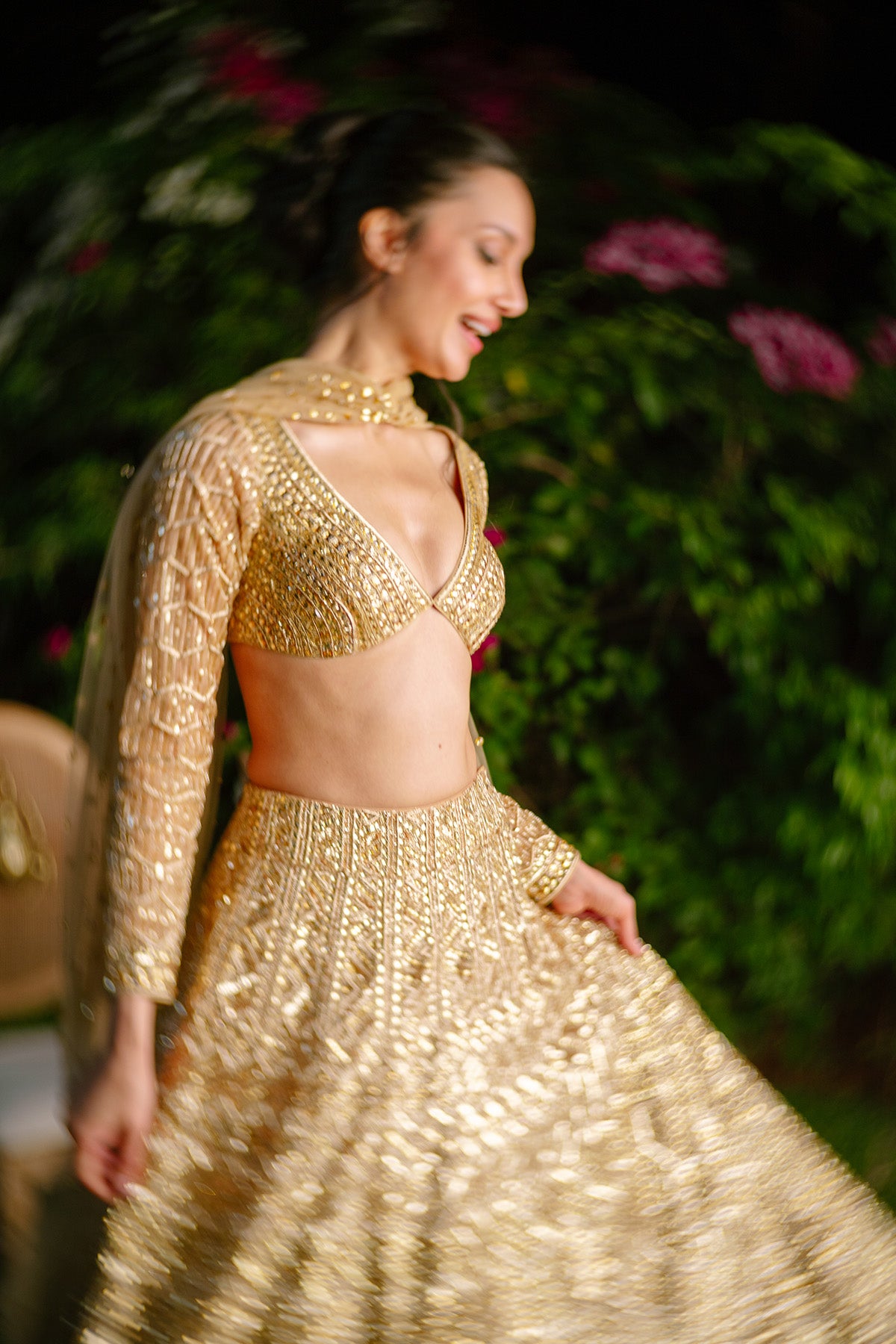 Golden Reverie Lehenga Set
