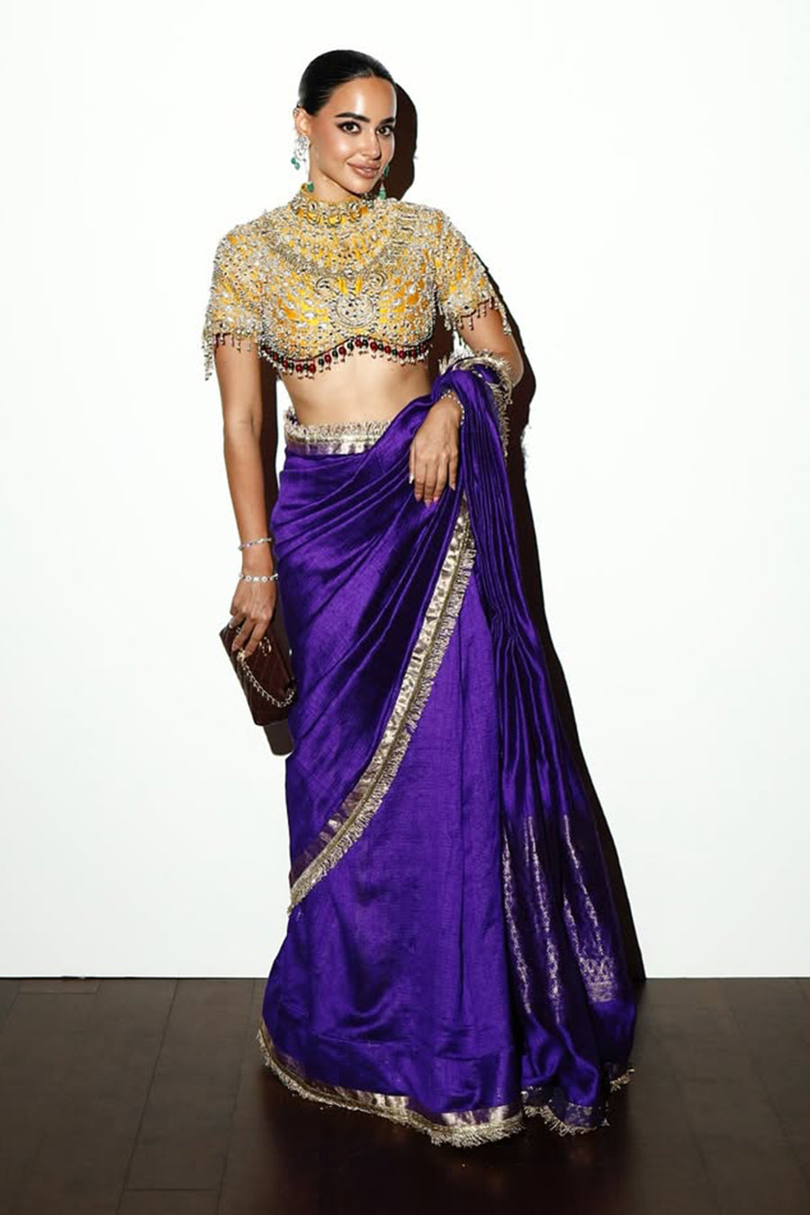 Arushi Mehra in Vasudhara Saree Set