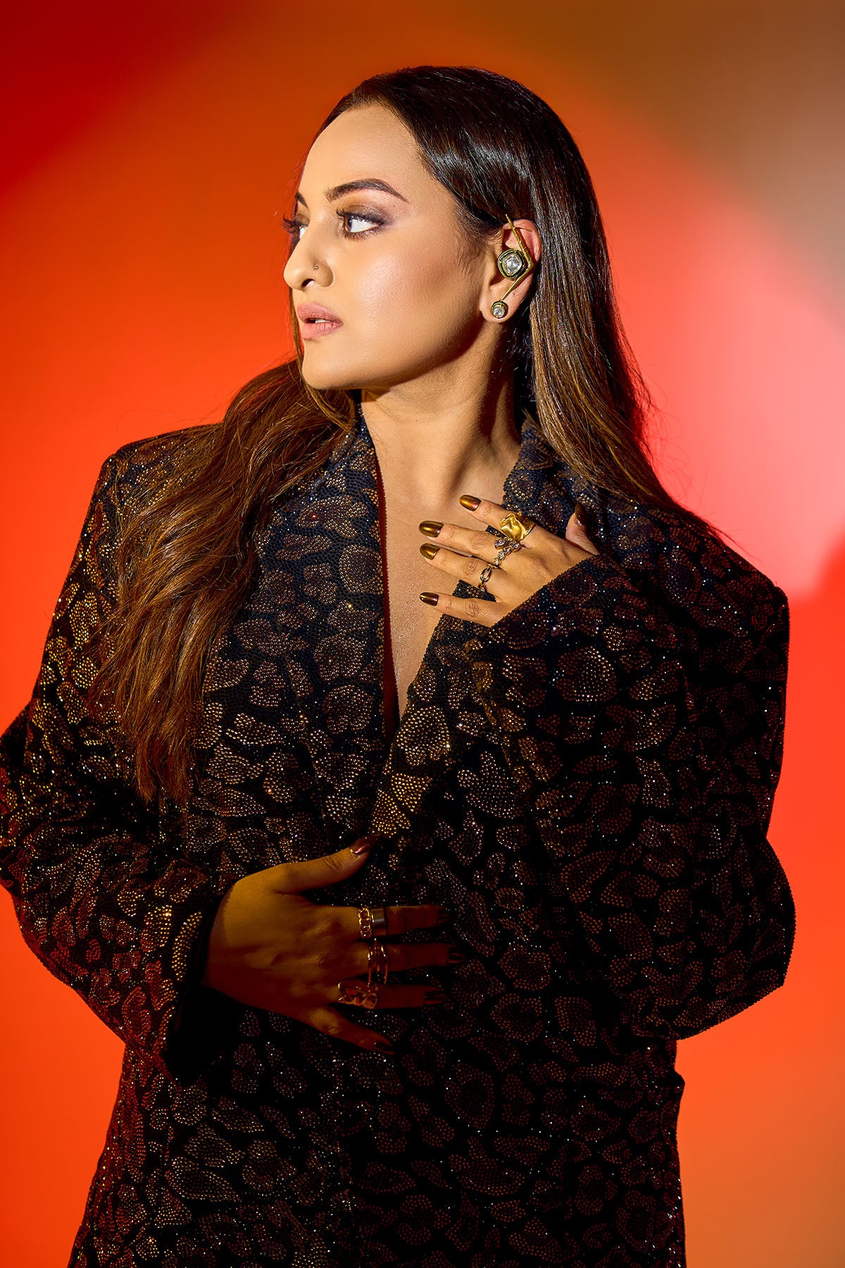 Sonakshi Sinha in Boxy Chic B Co-Ord Set