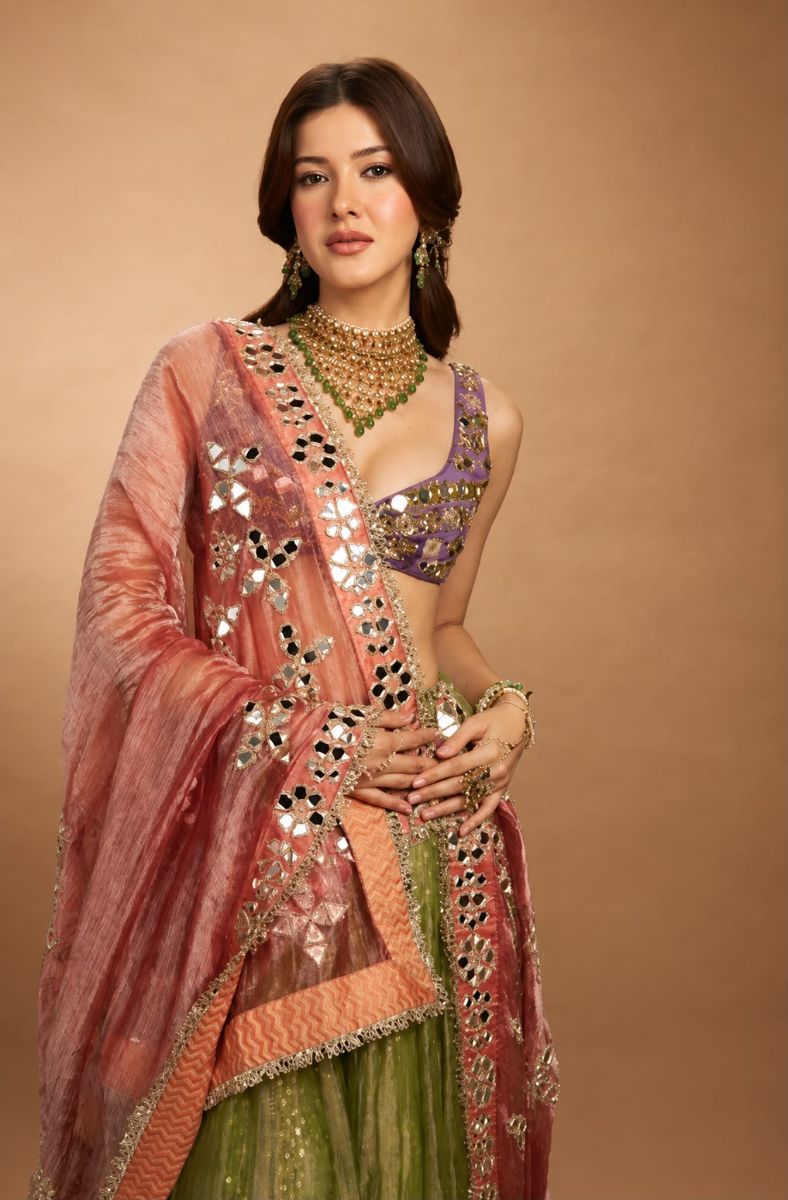 Shanaya Kapoor in AZAL SHEESH LEHENGA