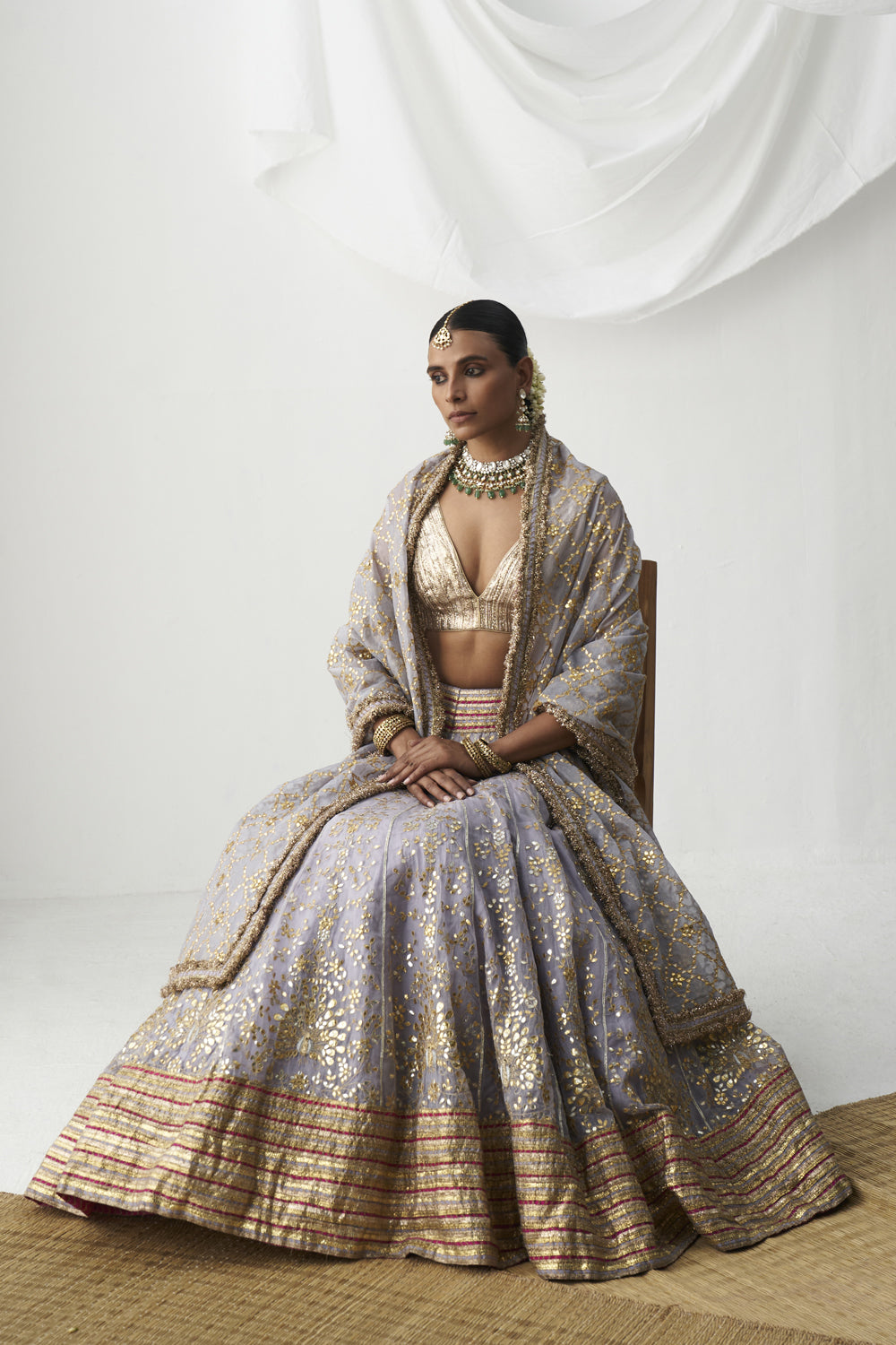 Surmayi Lehenga Set