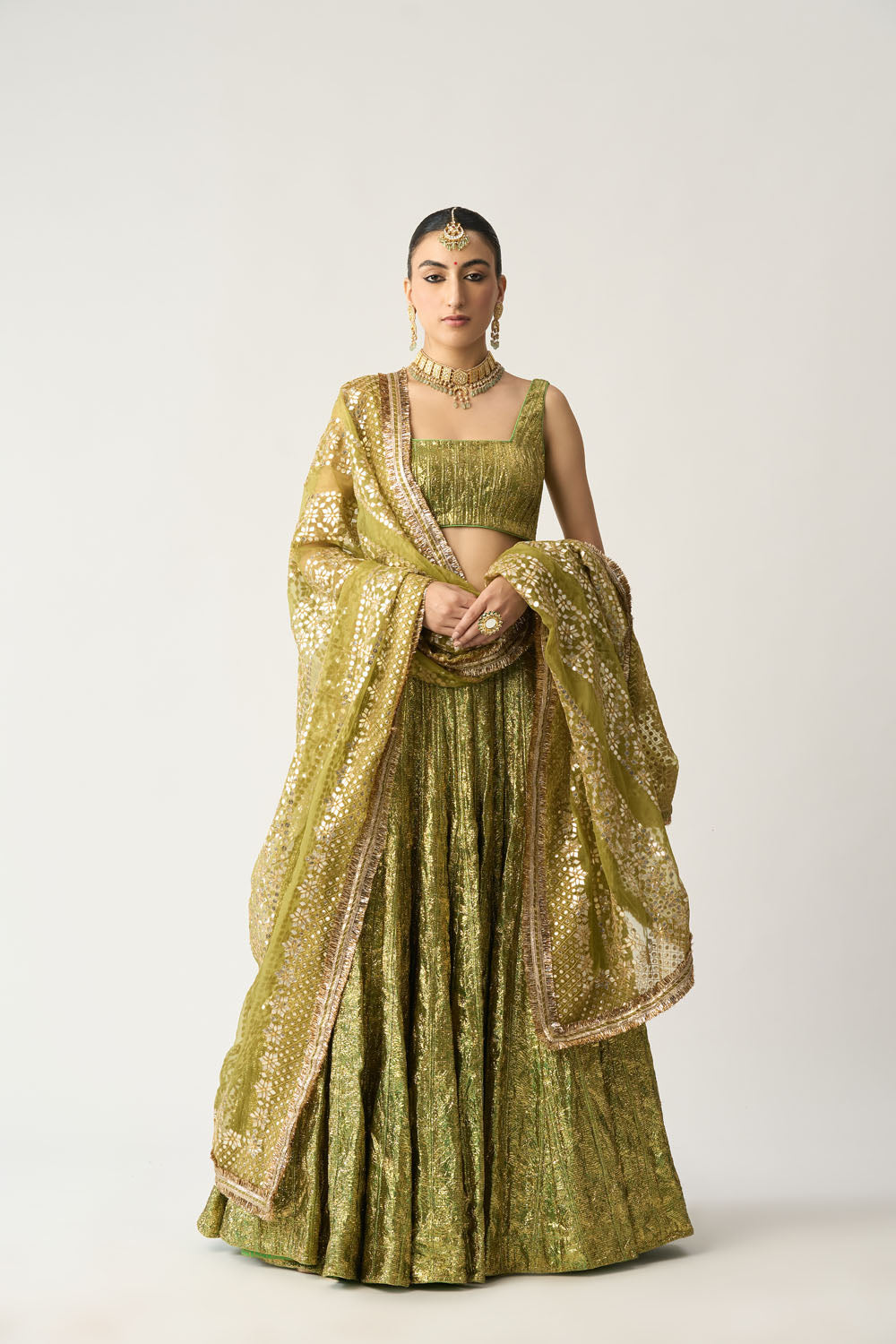 Reshmi Angoori Lehenga Set