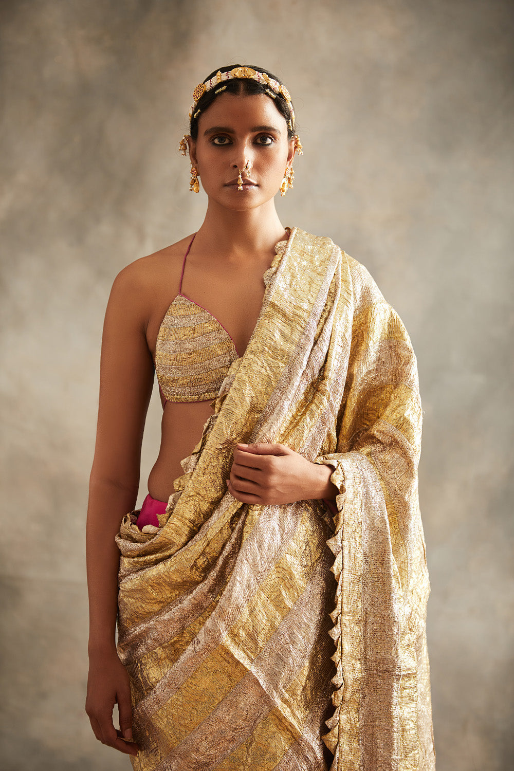Sona Chandi Gulabi Saree