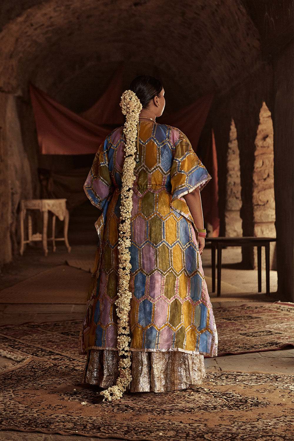 Kausar Kaftan Lehenga Set-A