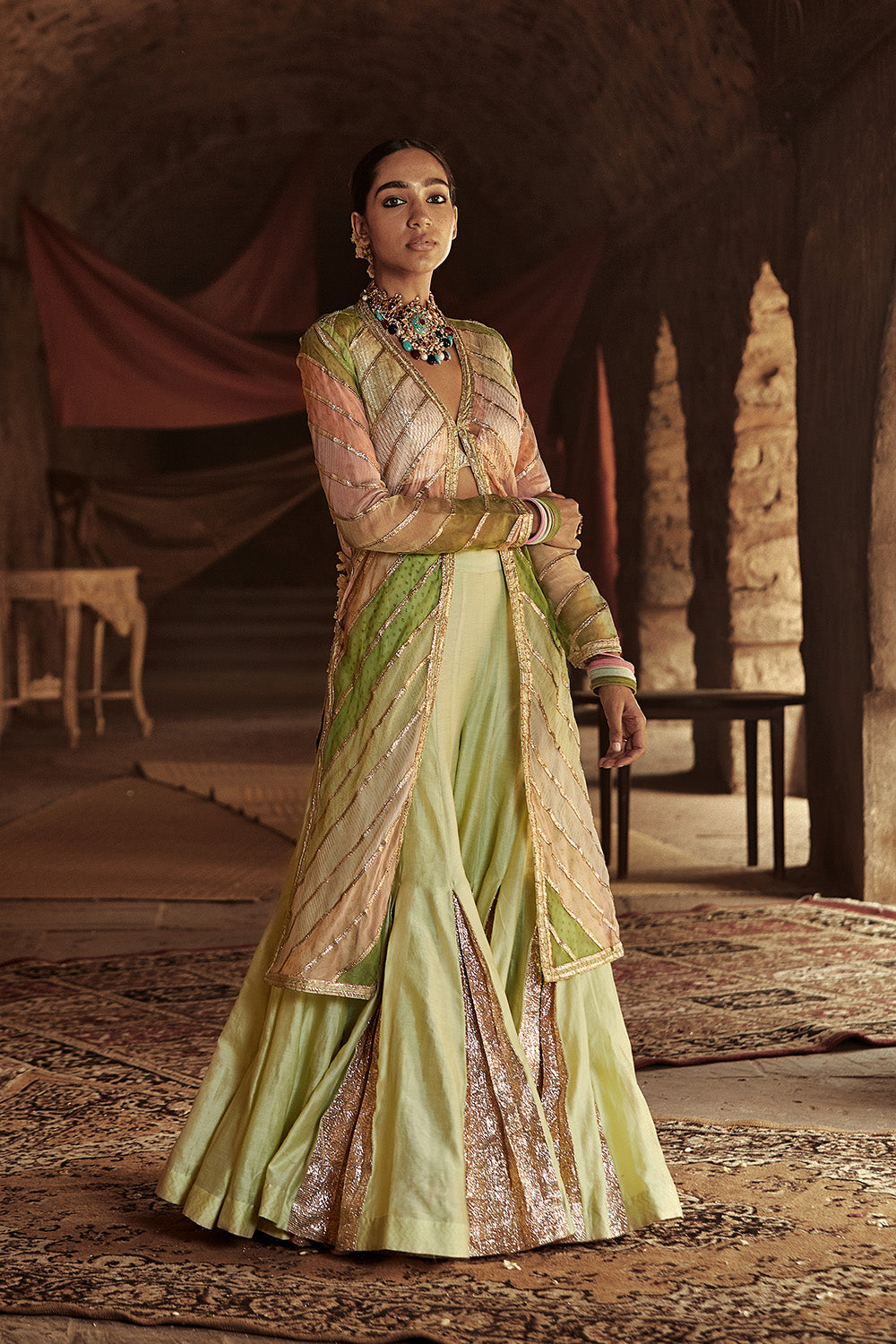 Umeed Sharara Jacket Set